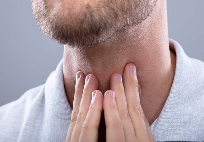 Halsschmerzen und Schluckbeschwerden