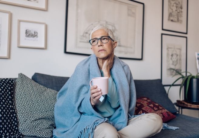 Symptome bei Halsschmerzen