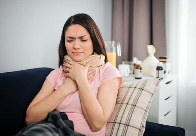 Halsschmerzen lindern