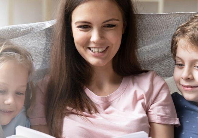 Kranker Junge im Bett